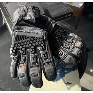 ถุงมือ HARLEY-DAVIDSON GLOVES-GRIT,MIXED MEDIA,BLACK,PPE