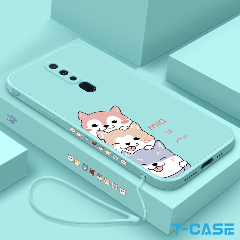 เคส Oppo F11Pro F11 F9 F7 F5 F1S Silicone Soft Case Lovely dog Case TGG