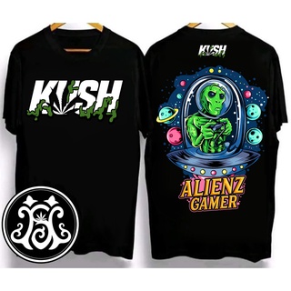 นักบินอวกาศ KUSH space astronaut T-shirts NEW DESIGN High Quality Guaranteed clothing For Men and Women tops