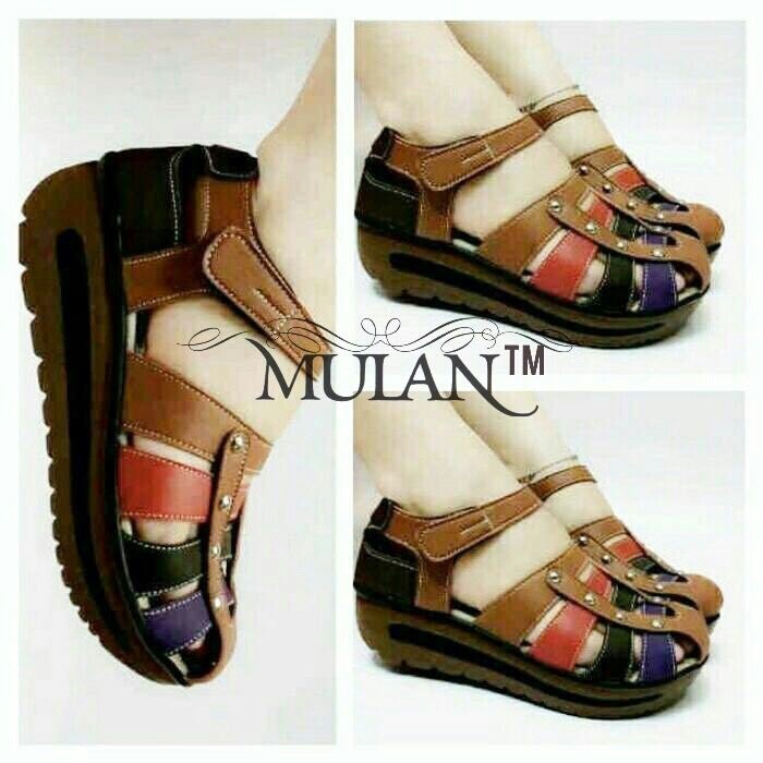 MULAN WEDGES 1040 ดั้งเดิม 100% | MULAN 1040 TAN