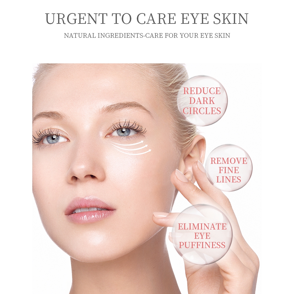 LAIKOU Cherry blossoms Eye Cream Sakura Face Serum Reduce Wrinkle Anti