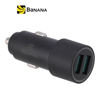 ที่ชาร์จในรถ TECHPRO 4.8A Dual Port 2 USB-A Colorful LED Light Car Charger By Banana IT