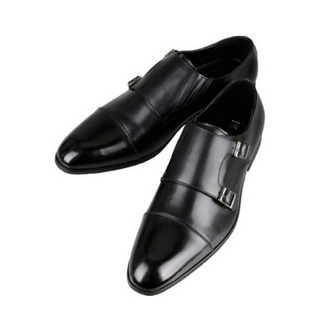 Double Monk Strap Shoes (Black)