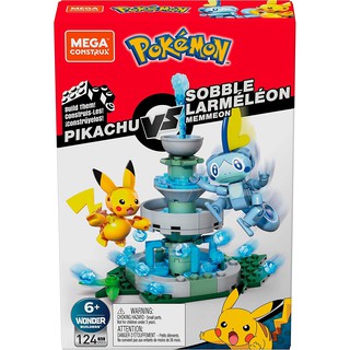 Mega Construx Pokemon GMD30 Pikachu vs. Sobble (124 Pcs) ตัวต่อ เมก้า คอนสตรัคซ์ โปเกม่อน