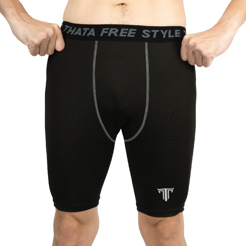 กางเกงรัดกล้ามเนื้อขาสั้น ซับเหงื่อ THATA FREE STYLE (Shorts Compression)