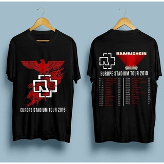 เสื้อผ้าผชWqds เสื้อยืดลําลอง แขนสั้น พิมพ์ลายโลโก้ Neu Limited Rammstein เหมาะกับการเล่นกีฬา ของขวัญวันเกิด สไตล์ยุโรป