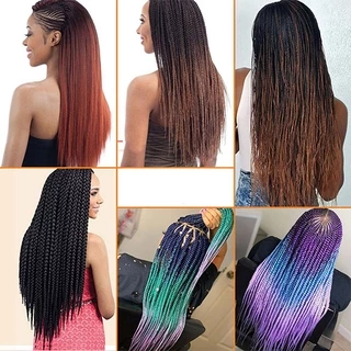 20 "26" นิ้ว Yaki ตรงสังเคราะห์ผมยืดโครเชต์ Jumbo Braids Kanekalon ผม Braiding