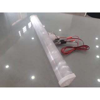 ชุดหลอดไฟ พร้อมสาย ปากคีบแบต 12V    9Watt ไฟสว่างอย่างดี