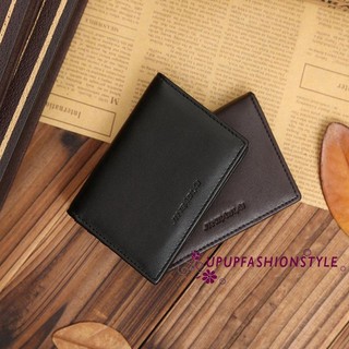 YAS-แฟชั่นบุรุษกระเป๋าใส่บัตรเครดิตกระเป๋าสตางค์ Bifold ID Cash Cash Purse Clutch