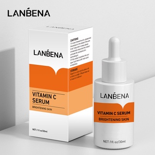  Lanbena เซรั่มวิตามินซี ผิวกระจ่างใส ไวท์เทนนิ่ง เซรั่ม ดูแลผิว เครื่องสําอาง 30 มล. -18046