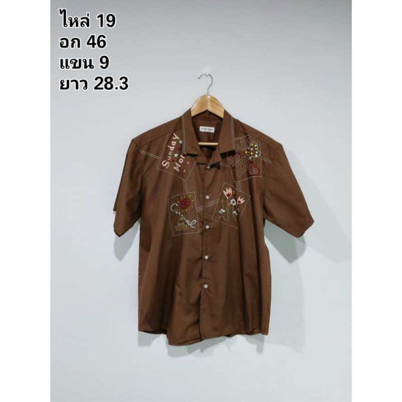 เสื้อเชิ้ต KIDNEY BEAN มือสอง