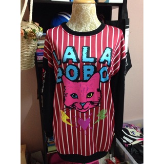 Sale! เสื้อยืดแขนยาว พิมพ์ลาย LALA BOBO