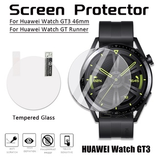 ฟิล์มกระจกนิรภัยกันรอยหน้าจอ แบบแข็ง 9H สําหรับ Huawei Watch GT3 46 มม. 42 มม. Huawei GT Runner