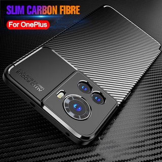 Beetle Matte Phone Case For OnePlus 10R Carbon Fiber Soft Cover for OnePlus Ace 1+10R 1+ACE One+ 10R ACE Protective Case