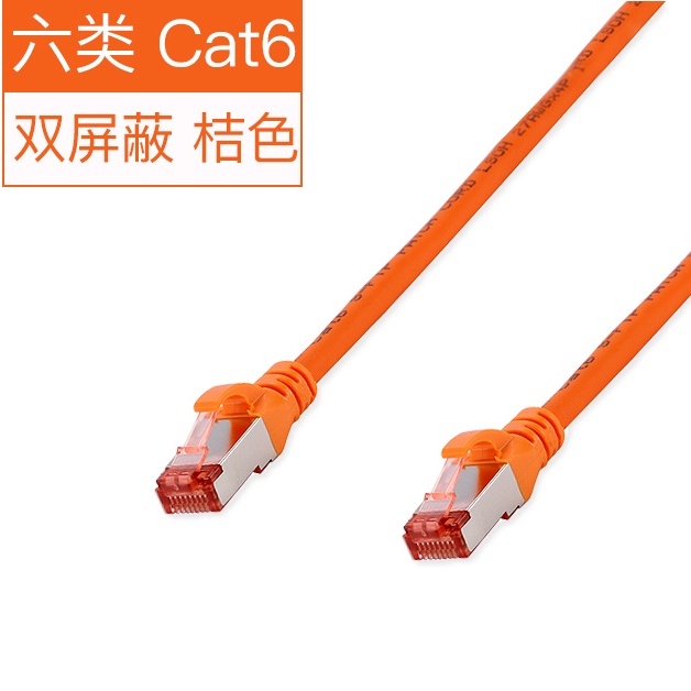 0.25m 0.5m 25 ซม.50 ซม.สีส้มสีแดงสีเหลืองแมว 6 SFTP เครือข่าย Patch สาย Gigabit Ethernet RJ45 Cat6 Slim Patch สาย Shielded PVC
