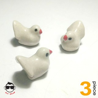 ตุ๊กตาเซรามิค ตุ๊กตาไก่ตัวเมีย ตุ๊กตาสำหรับแต่งสวนถาด 2cm