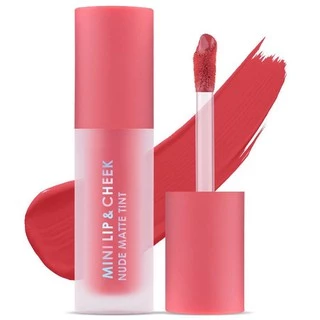 Cathy Doll Mini Lip & Cheek Nude Matte Tint 2.1g Cathy Doll มินิลิปแอนด์ชีคนู้ดแมทท์ทินท์2.1g ลิปแมทท