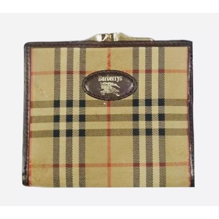 Burberry nova check short wallet vintage