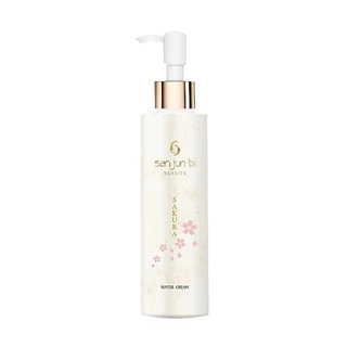 (ส่งสินค้า จ-ศ เท่านั้น) พร้อมส่งครีมน้ำแร่ผสมทองคำ ซัน จุน บิ San jun bi Sakura 12GF Water Cream 200ml. กลิ่นซากุระ