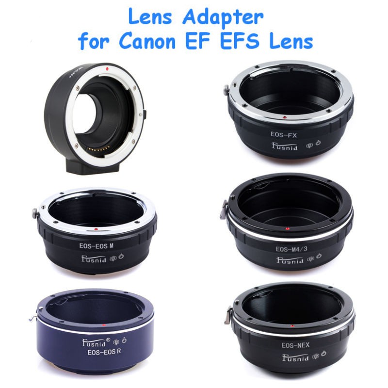 Adapter for Canon EF EFS Lens EOS-EOSM, EOS-EOSR, EOS-FX, EOS-M4/3, EOS-NEX
