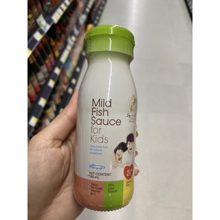 น้ำปลาแท้ สูตร 1 ตรา ปลาหมึก 180 Ml. Mild Fish Sauce For Kids