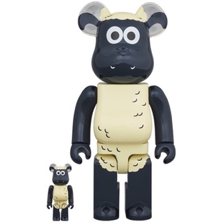 (ของแท้) BE@RBRICK Shaun the Sheep 100％ &amp; 400％ (Bearbrick)