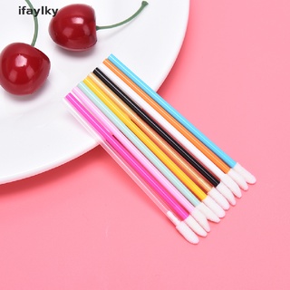 [IAY] 50pcs Disposable Lip Brush Cosmetic Lipstick Gloss Wands Applicator Make Up Tool HKZ