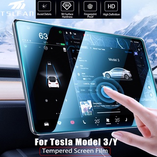 Tesla อุปกรณ์เสริมfor Tesla Model 3 Y S X 2022 2021 Temered Glass Film Touch Screen 15&amp;quot; Center Console Navigation T