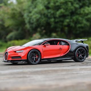 Bburago 1:18 Bugatti Chiron Sports รถหล่อแบบคงที่โมเดลของเล่นงรถยนต์านอดิเรกของสะสม