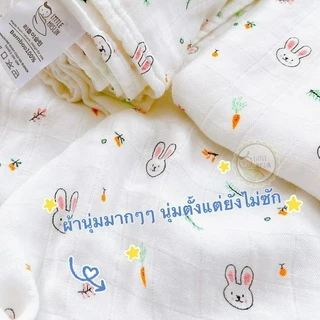 Little Muslin 27x27นิ้ว ผ้าอ้อม มัสลิน ใยไผ่ 100% ผ้านิ่มมาก ไม้ไผ่ล้วน 70x70ซม