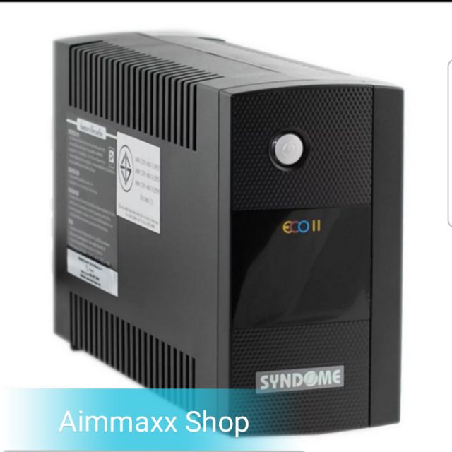 UPS (เครื่องสำรองไฟฟ้า) Syndome รุ่น ECO ll SERIES 600VA/360WATT