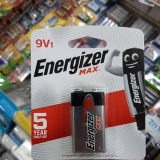 ถ่าน Energizer 9V ALKALINE (6LF22) 1ก้อน ของใหม่ ของแท้บริษัท มีข้อมูลภาษาไทยด้านหลังแพค