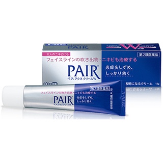 Pair Acne Cream  W 24g ครีมแต้มสิว สูตรฮิตจากประเทศญี่ปุ่นที่มียอดขายดีที่สุดในตอนนี้ สิวยุบเร็วแห้งลงทันทีหลังทา