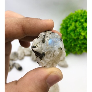 100% Natural Rough Blue Flash Moonstone Top High Quality. Best for Healing Meditation.