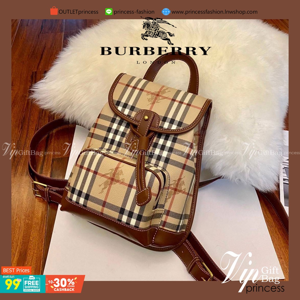 กระเป๋า Burberry Backpack ถูกที่สุด พร้อมโปรโมชั่น ส.ค. 2022|BigGo 