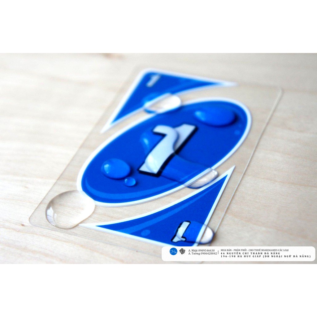 เกม Uno H2O - พลาสติกกันน้ํา Uno (เกมกระดาน)