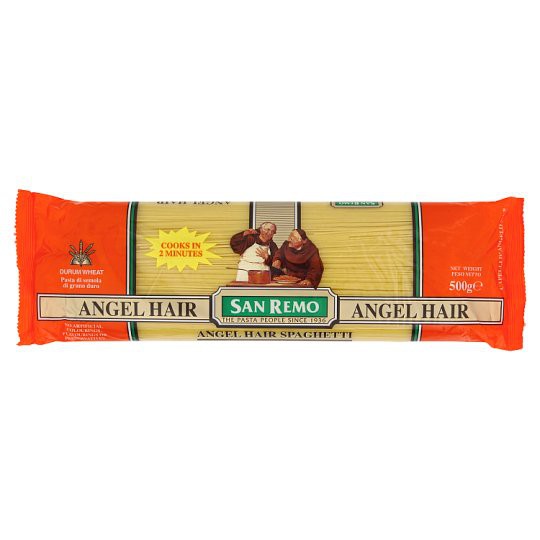 🔥*พร้อมส่ง*🔥 ซัน เรโม แองเจิล แฮร์ สปาเก็ตตี้ เบอร์ 9 500กรัม Sunremo Angel Hair Spaghetti No. 9 500