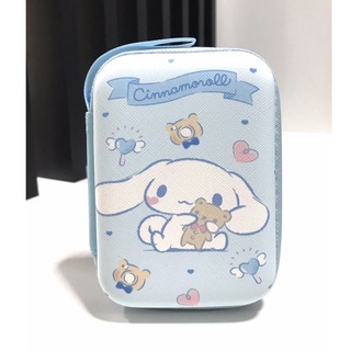 CINNAMOROLL กล่องใส่ PWB , HDD , หูฟัง , เอนกประสงค์, Size L ลาย CINNAMOROLL งานดี evaกันกระแทก ขนาด13.5x9.5x3.5cm  8118