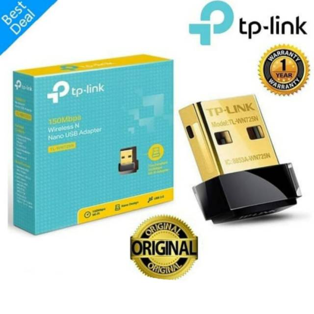 อะแดปเตอร์ USB WIFI TPLink TL-WN725N