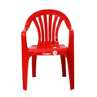 💥โปรสุดพิเศษ!!!💥 เอสพี เก้าอี้เท้าแขน คละสี รุ่น 666 Plastic Square Chair #666