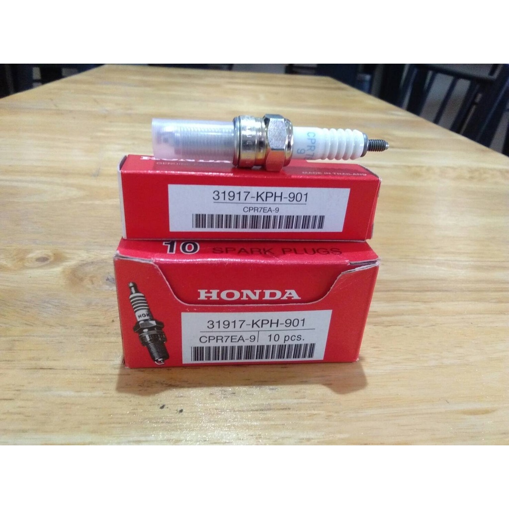 หัวเทียนของแท้ฮอนด้า CPR7EA-9 สำหรับรถรุ่น Wave 125I, Click110I , Click125I , Click150I ,Msx125 รหัส