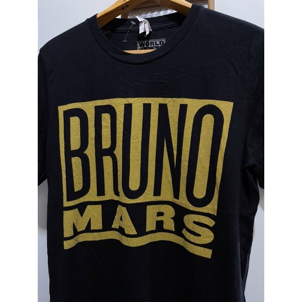 เสื้อวงมือสอง BRUNO MARS 24K MAGIC WORLD TOUR Size M มือ2