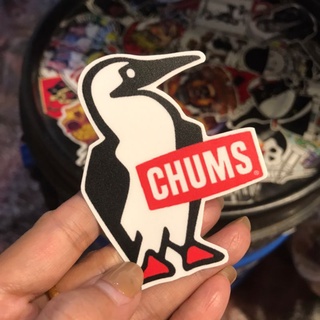 #Stickers CHUMS Campping สติ๊กเกอร์PVCเคลือบด้านอย่างดีกันน้ำ100%