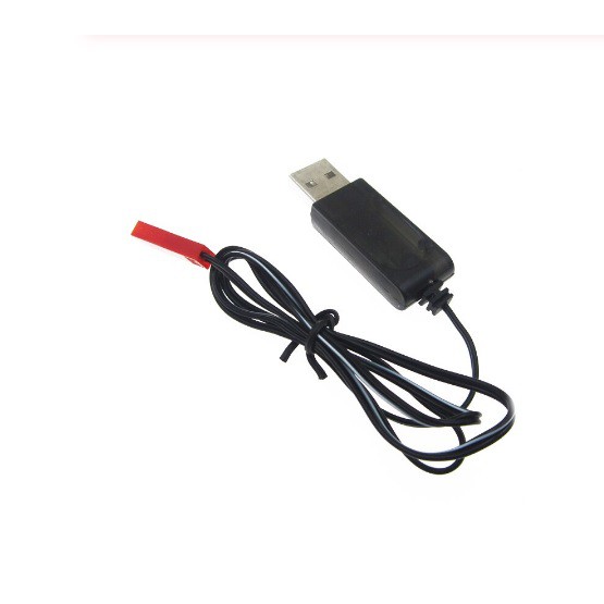 สายชาร์จ USB Charger พร้อมปลั๊ก JST Lipo 3.7V 1S 500mA สำหรับ โดรน X8 Skyhunter และ 8807 Drone Quadcopter