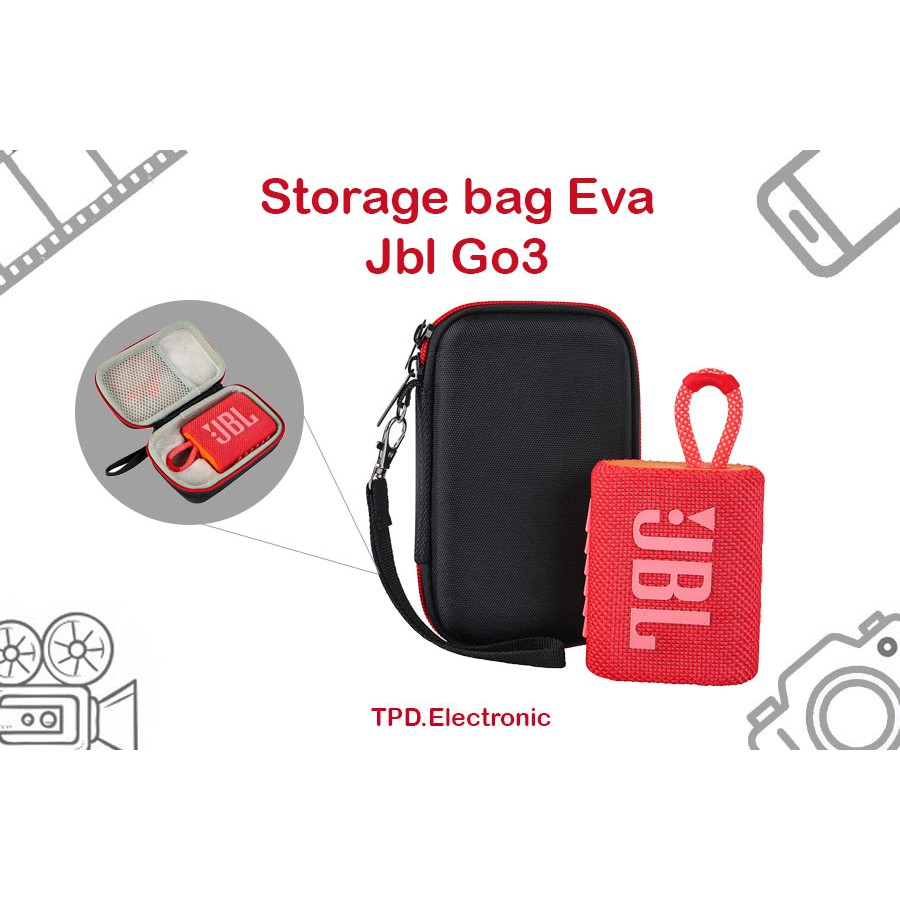 กระเป๋าเคส Eva ขนาดพกพาสําหรับลําโพง - Jbl Go3