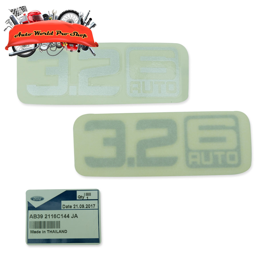 Sticker "3.2 6 AUTO" แท้ Ford  Ranger ปี 2012-2018