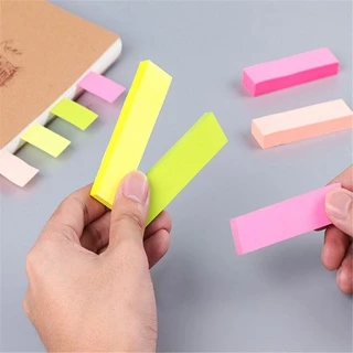 กระดาษโน๊ตกาวในตัว 4 สี (1.9x7.6 ซม.) และ 5 สี (1.5x5 ซม.) ตราโอนิโซะ Oniso ดัชนีสีสด ไม่ทิ้งคราบ