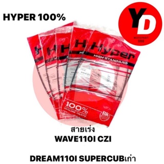 สายเร่ง WAVE110I CZI DREAMSUPERCLUBเก่า DREAM110I แท้HYPER100%