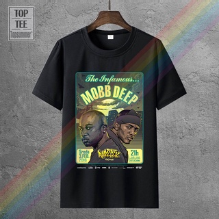 พร้อมส่ง เสื้อยืดแขนสั้น ผ้าฝ้าย 100% พิมพ์ลายโปสเตอร์ Mobb Deep Prodigy Rest In Peace Concert สไตล์ฮิปฮอป หลากสี แฟชั่น