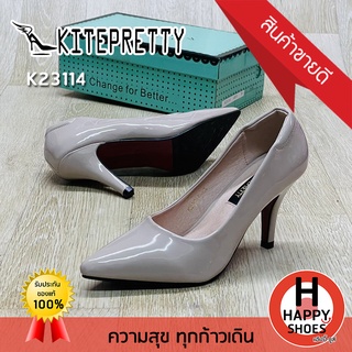 🚚ส่งเร็ว🚛ส่งด่วนจ้า ✨มาใหม่จ้า😆รองเท้าส้นสูงหญิง KITEPRETTY รุ่น K23114 ส้น 3.5 นิ้ว The charm is you สวย สวมใส่สบาย ทรง